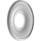 Ekena Millwork Berkshire PVC Medallion (Canopies up to 4 1/2"), 10"OD x 3 1/2"ID x 3/4"P, Satin Hunt Club Green CMP10BEGHC - alternate 5